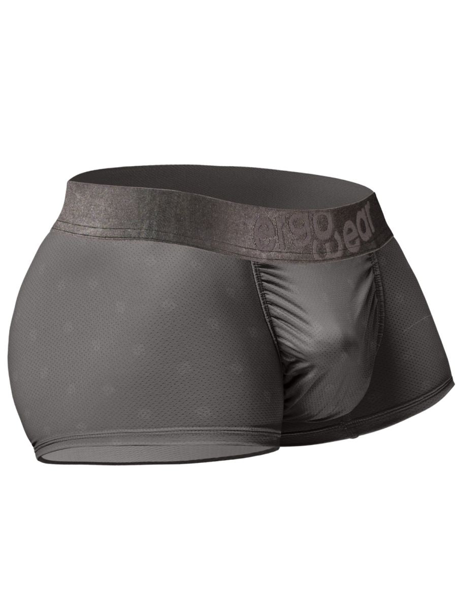 Dark gray CITYBOYZ★USA ErgoWear FEEL SE trunk showing fit and fabric texture on a model.