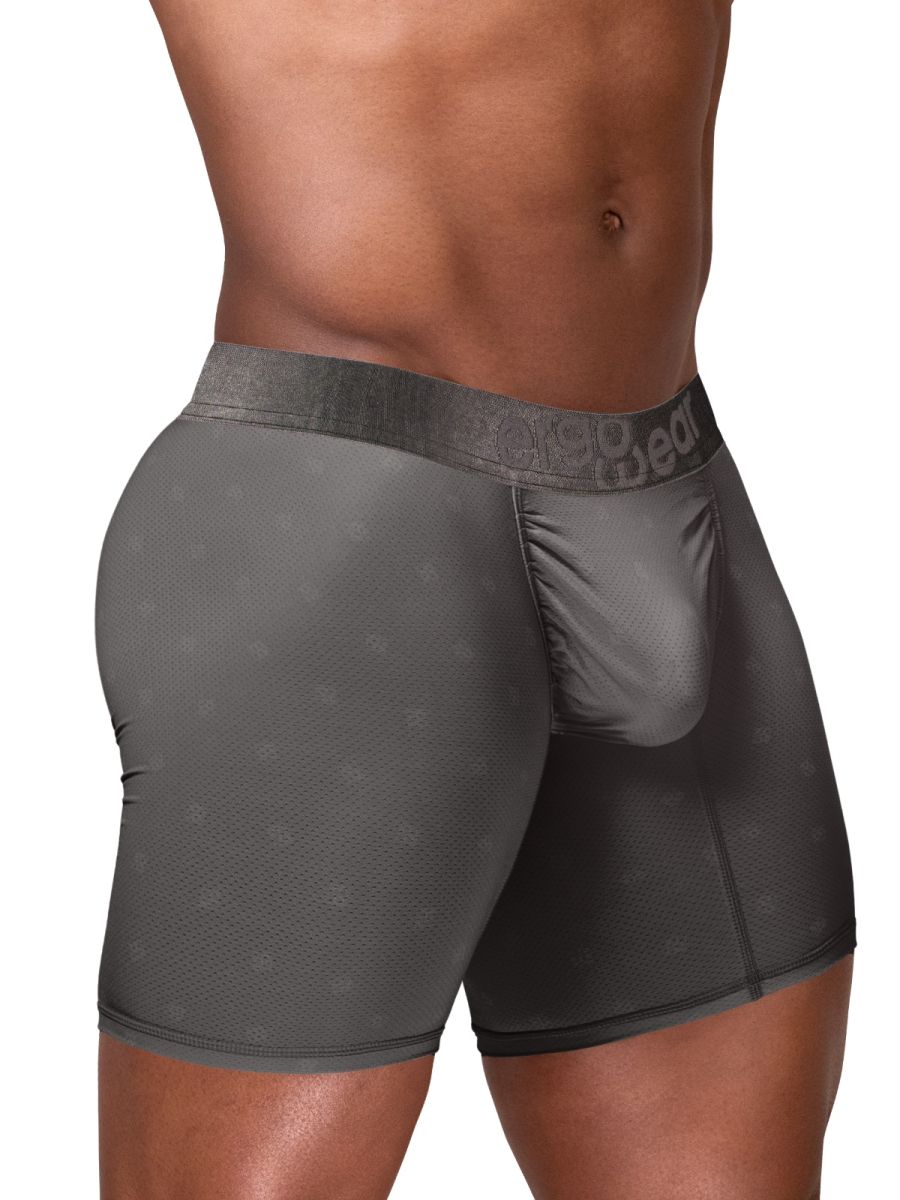 Dark gray ErgoWear FEEL SE boxer briefs by CITYBOYZ★USA featuring comfortable fit and sleek design.