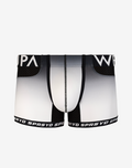 CITYBOYZ★USA Supawear SPR Max Gradient Trunk in black and white with a stylish gradient design, made for comfortable everyday wear.