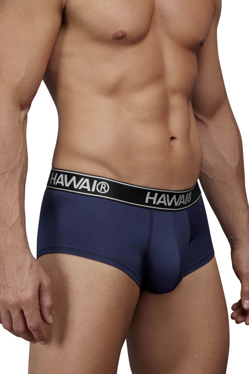 Dark blue Hawai Microfiber Brief by CITYBOYZ★USA, showing smooth microfiber fabric and comfortable fit.