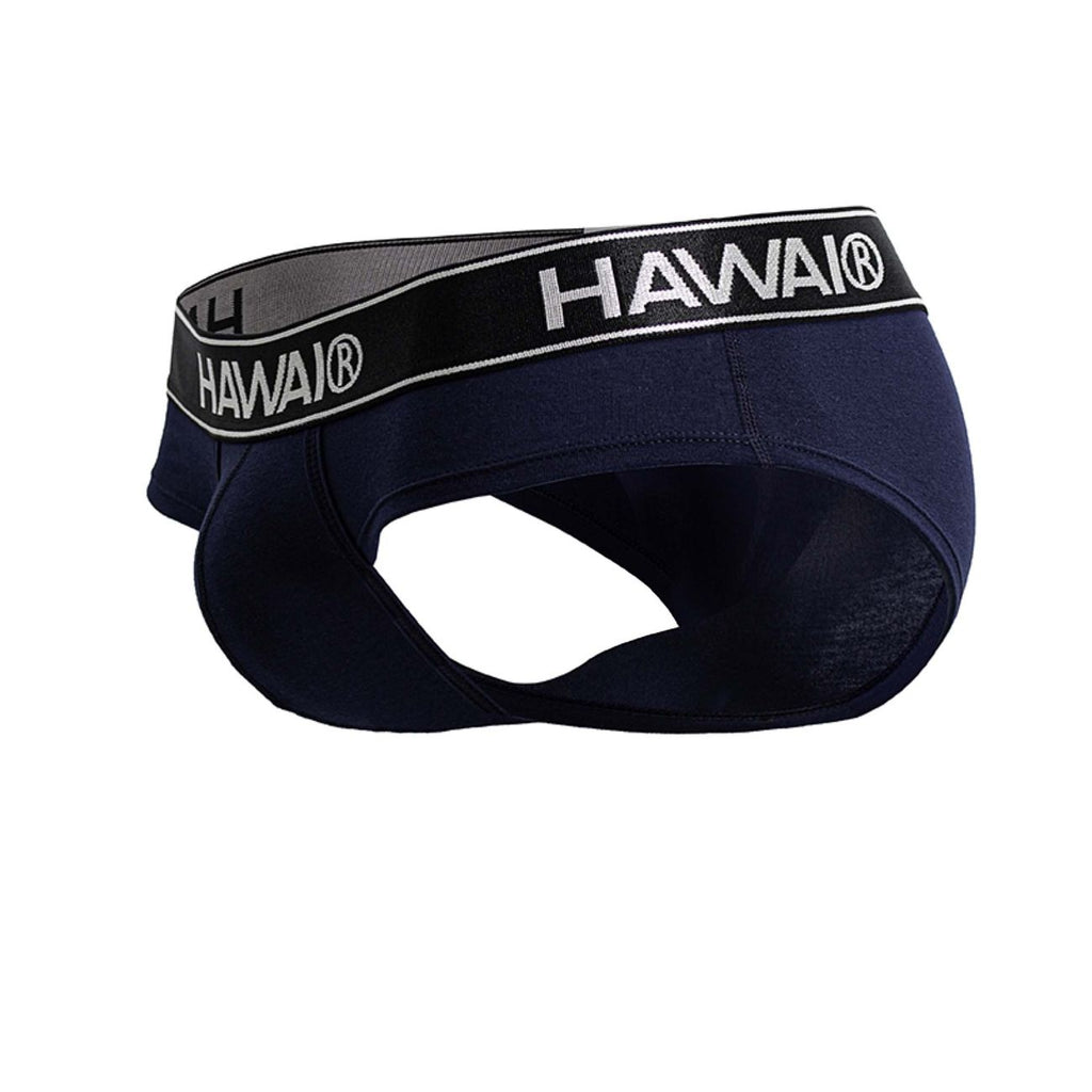 Dark blue Hawai Cotton Blend Brief by CITYBOYZ★USA, showing a comfortable men's underwear with soft fabric and elastic waistband.