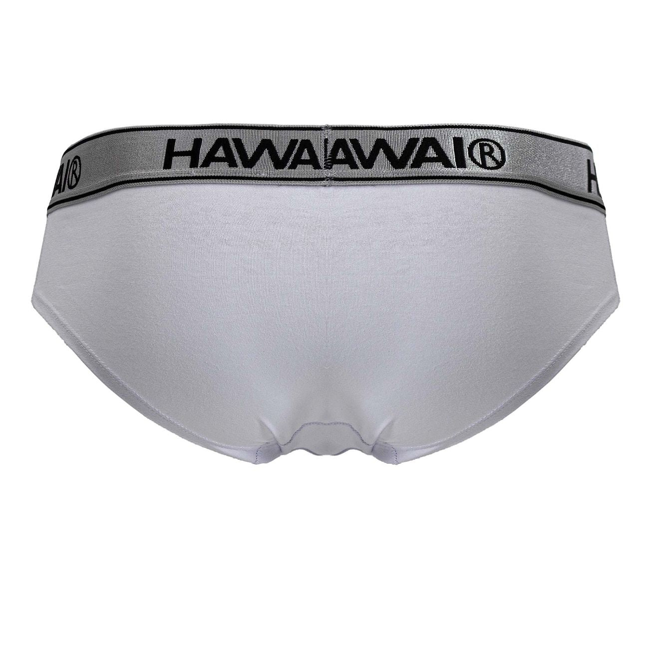 White Hawai Cotton Blend Brief by CITYBOYZ USA with a comfortable fit and soft fabric, shown on a plain background.