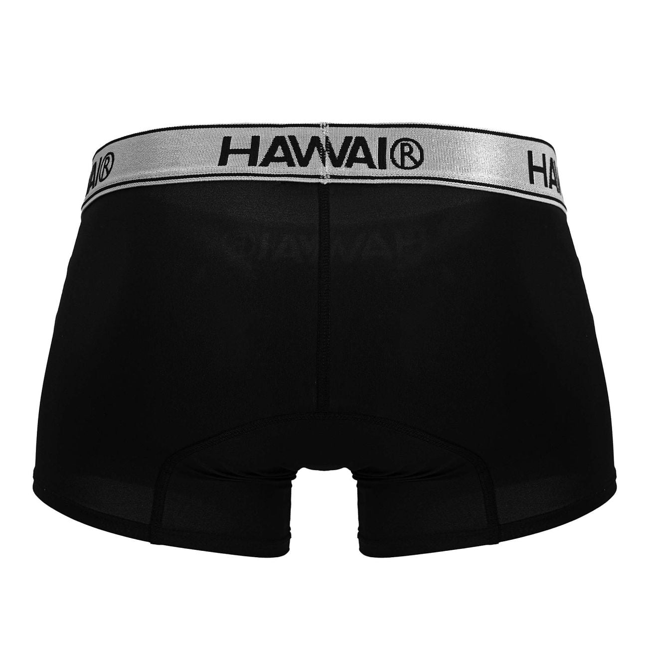 Black Hawai Microfiber Boxer Briefs by CITYBOYZ USA, comfortable men's underwear with a snug fit and smooth microfiber fabric.