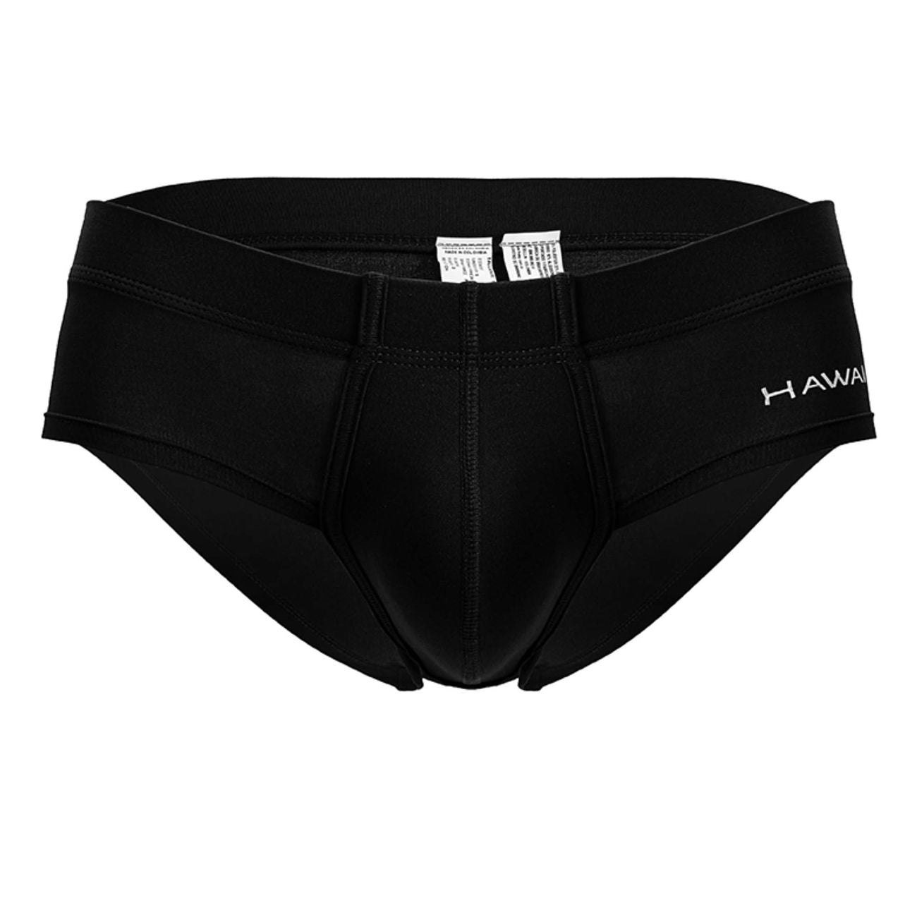 Black Hawai microfiber brief by CITYBOYZ★USA featuring a sleek, comfortable design with smooth fabric and a modern fit.