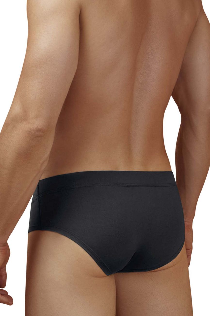 Black Hawai Microfiber Brief 42241 by CITYBOYZ★USA, featuring a sleek, comfortable fit and stylish design.