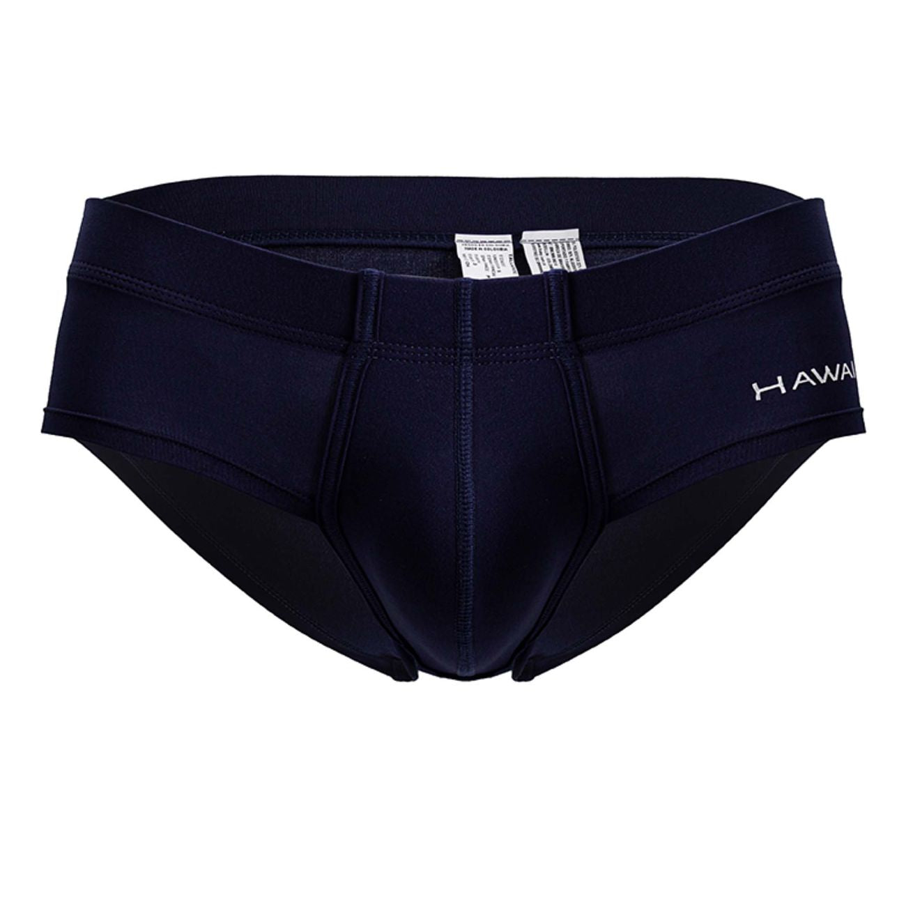 Dark blue Hawai microfiber brief by CITYBOYZ USA, featuring comfortable fit and stylish design.