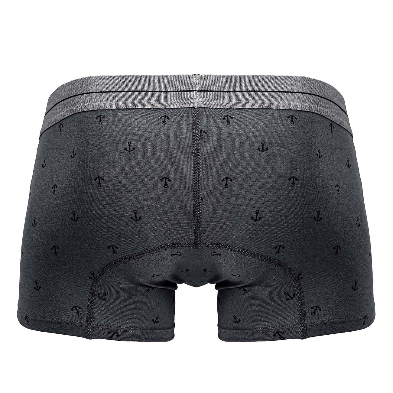 Gray Hawai Cotton Blend Boxer Brief by CITYBOYZ USA featuring a snug fit and comfortable waistband.