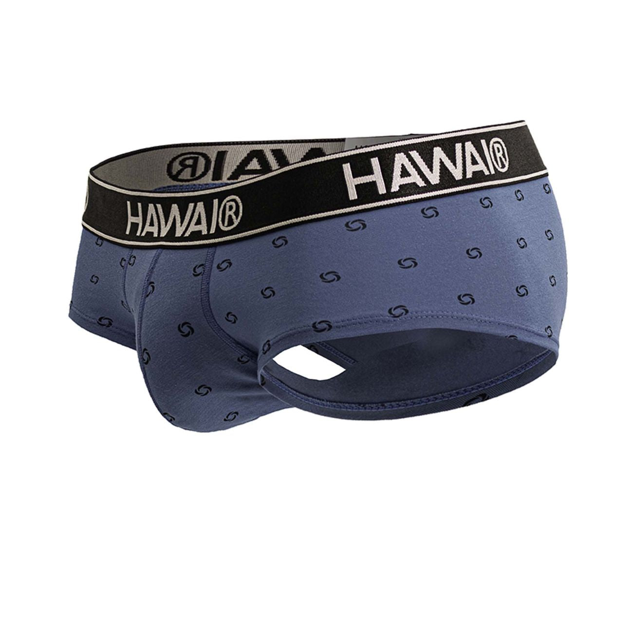 Blue Hawai Cotton Blend Brief by CITYBOYZ★USA, showing soft fabric and comfortable fit in a close-up image.