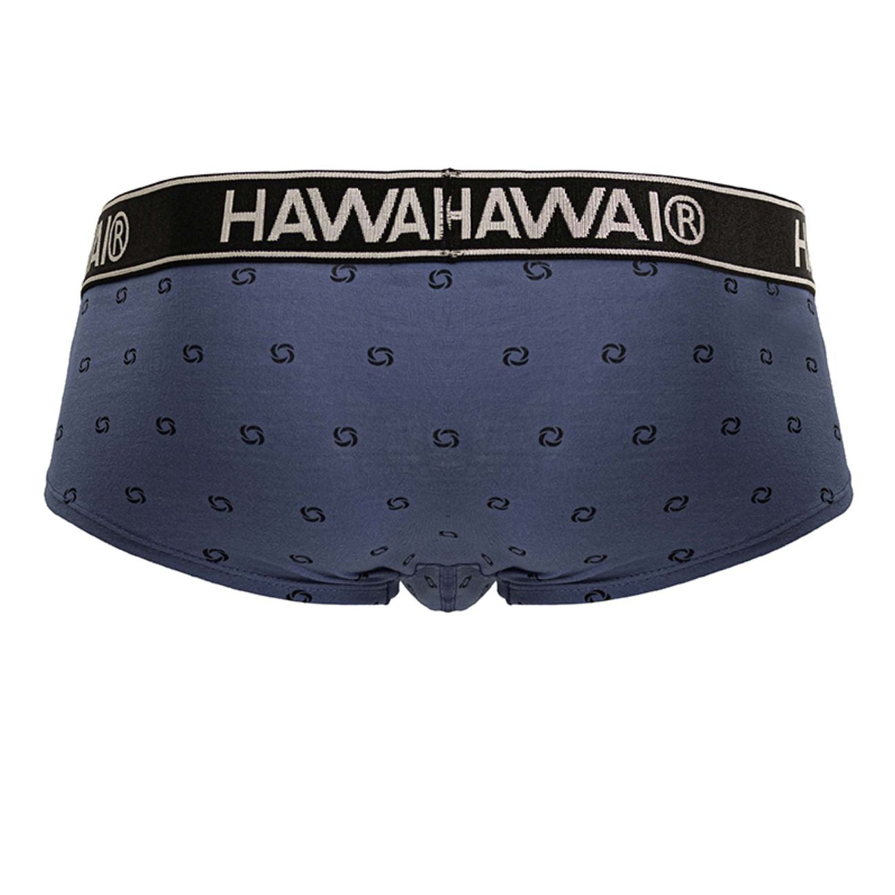 Blue Hawai Cotton Blend Brief by CITYBOYZ★USA, featuring soft fabric and a comfortable fit, displayed on a mannequin.