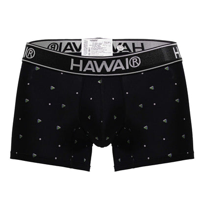 Black Hawai Microfiber Trunk by CITYBOYZ USA, showcasing the soft microfiber fabric and comfortable fit.