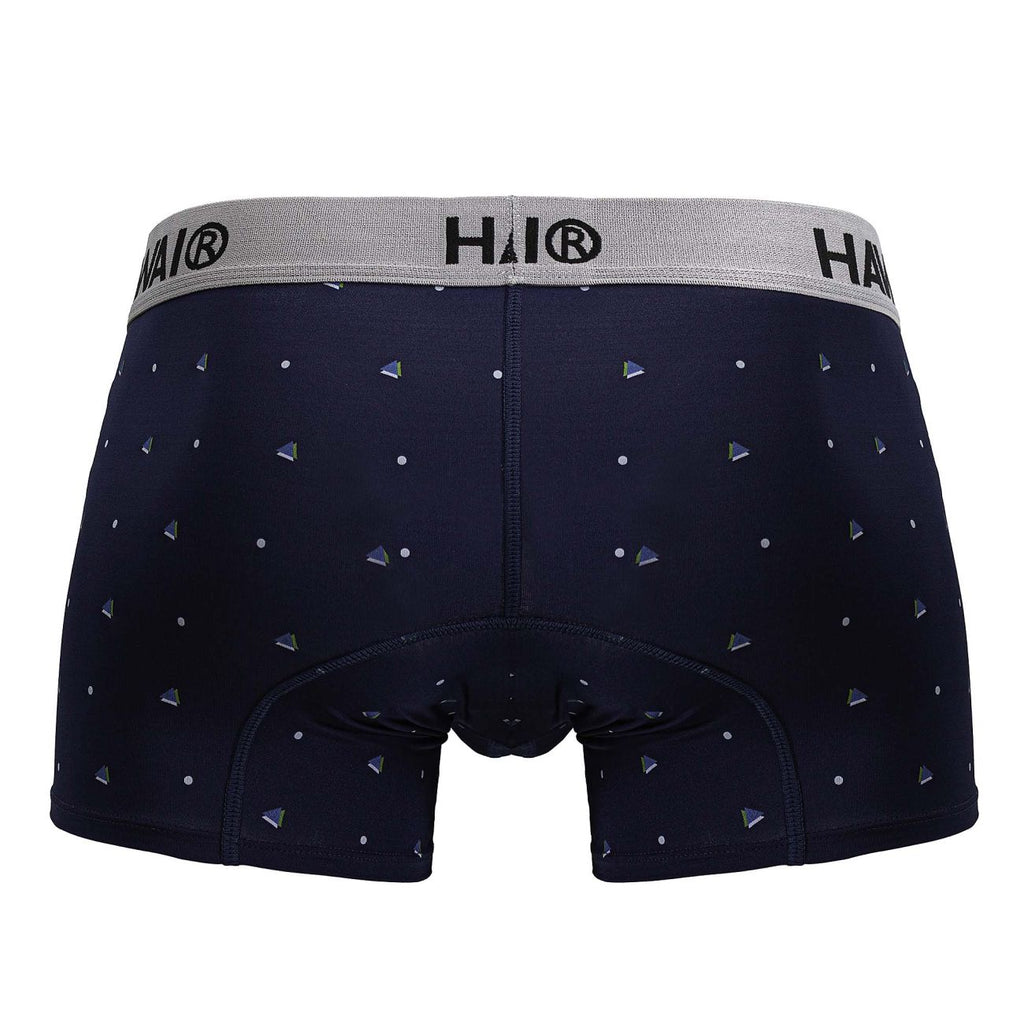 Dark blue Hawai microfiber trunk by CITYBOYZ USA, showing a comfortable, stylish men's underwear with a smooth fit and soft fabric.
