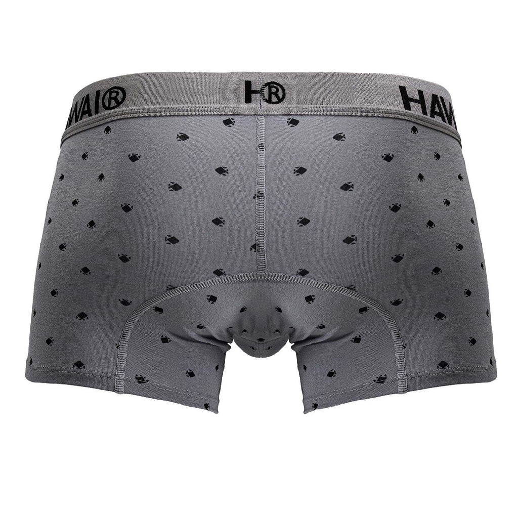 Gray Hawai Cotton Blend Trunk by CITYBOYZ★USA featuring a comfortable fit and stylish design.