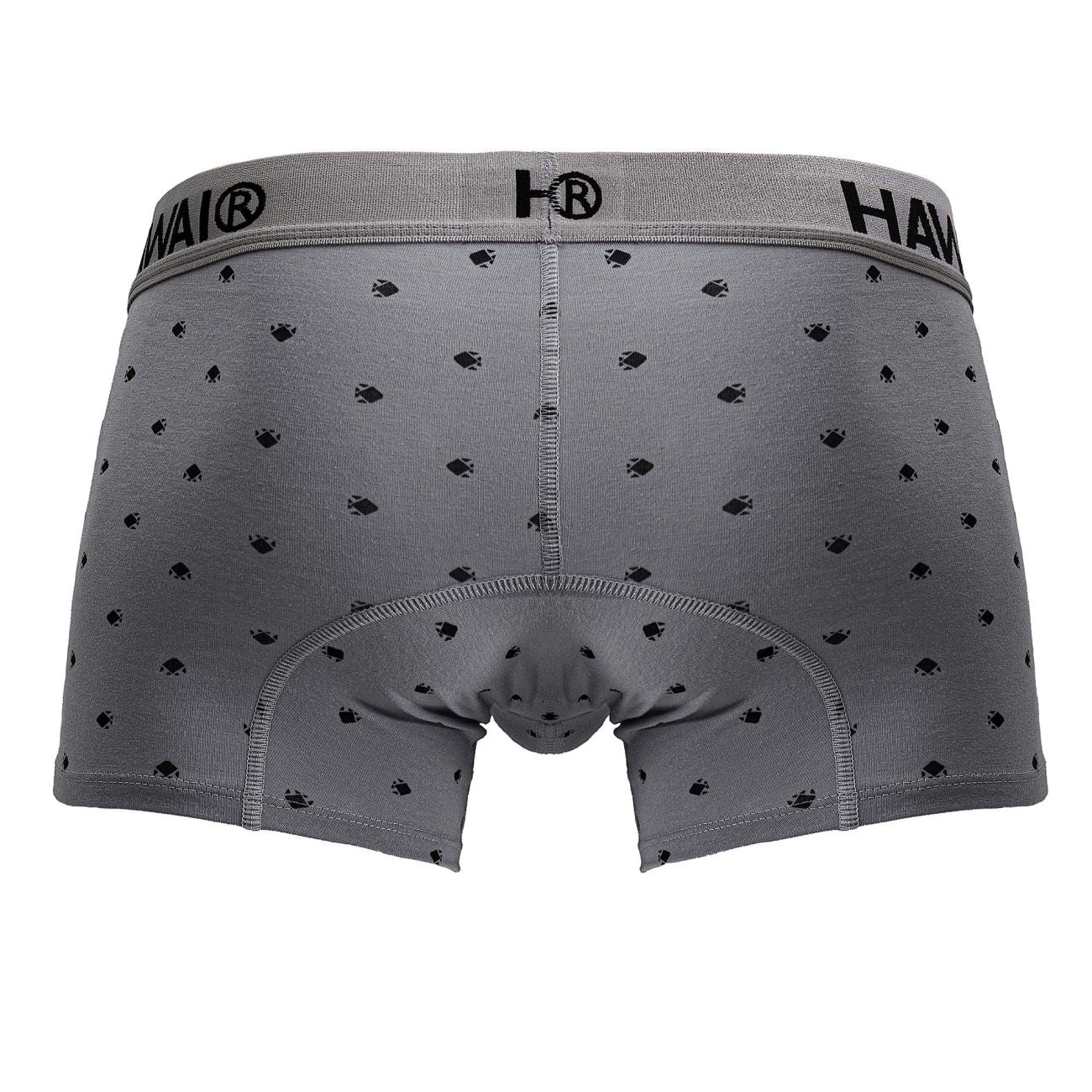 Gray Hawai Cotton Blend Trunk by CITYBOYZ★USA featuring a comfortable fit and stylish design.