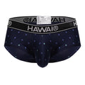 Dark blue Hawai microfiber men's brief by CITYBOYZ USA, showcasing a sleek, comfortable fit with smooth fabric.