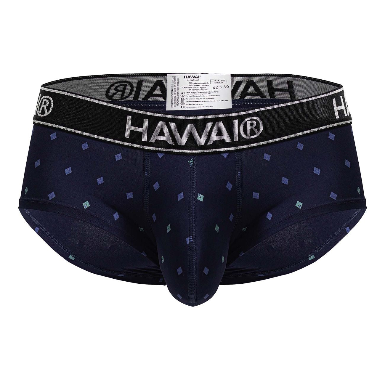 Dark blue Hawai microfiber men's brief by CITYBOYZ USA, showcasing a sleek, comfortable fit with smooth fabric.