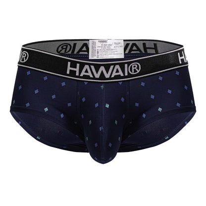 Dark blue Hawai Microfiber Brief by CITYBOYZ USA, featuring comfortable microfiber fabric and a sleek design.