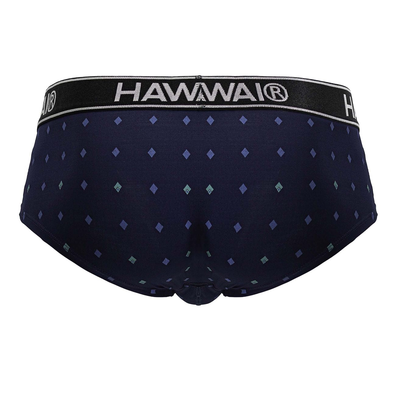 Dark blue Hawai microfiber men's brief by CITYBOYZ★USA, featuring a comfortable fit and stylish design.
