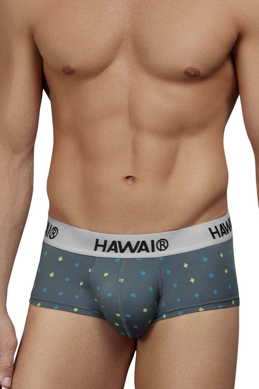 Gray Hawai microfiber men's brief by CITYBOYZ★USA featuring a comfortable fit and stylish design.