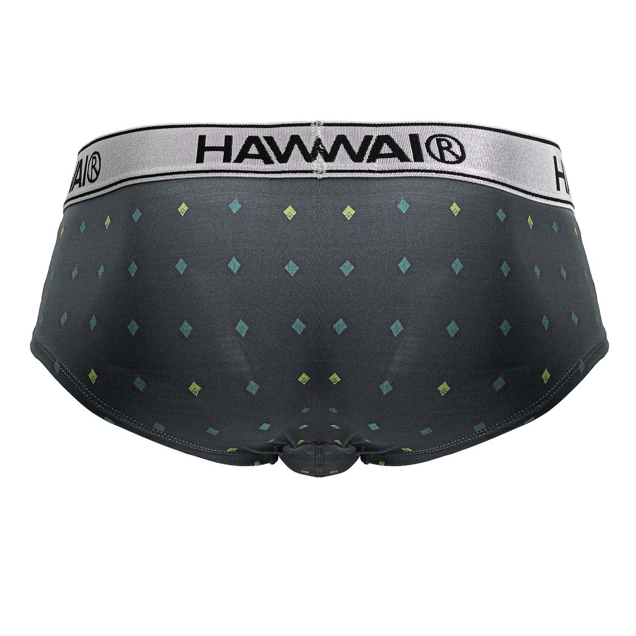 Gray Hawai Microfiber Brief for men by CITYBOYZ USA, showcasing a comfortable, stylish men's brief with soft microfiber fabric.