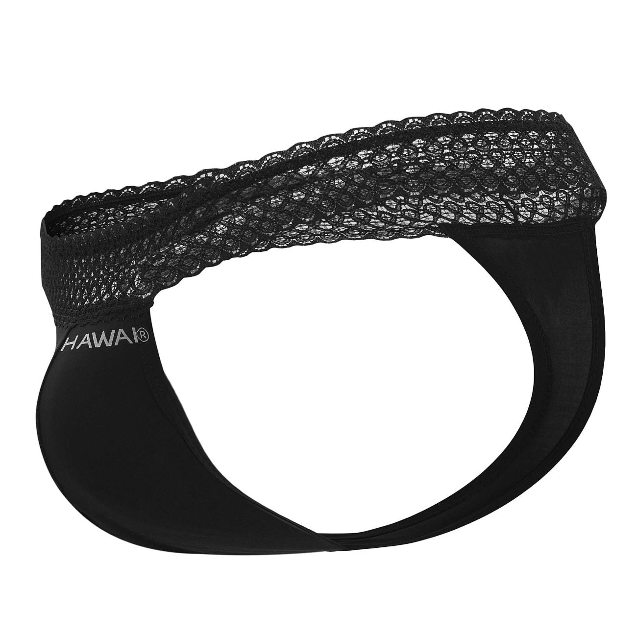 Black Hawai Microfiber Thong by CITYBOYZ★USA, showing the sleek, comfortable microfiber fabric and minimal design.