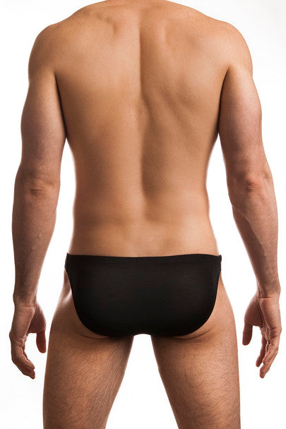 Black Jack Adams modal bikini brief from CITYBOYZ USA, showcasing smooth fabric and comfortable fit from the back view.