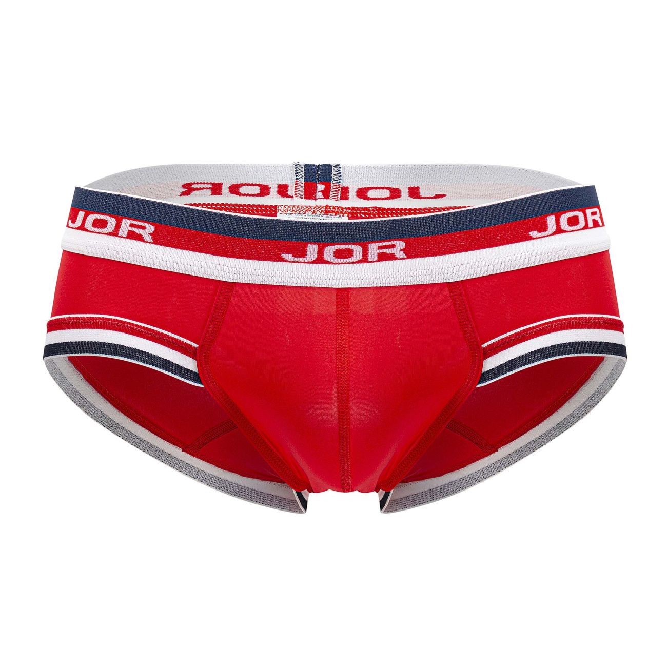 Red CITYBOYZ★USA Jor Sailor Brief 2062 underwear, close-up of comfortable waistband and fabric details.