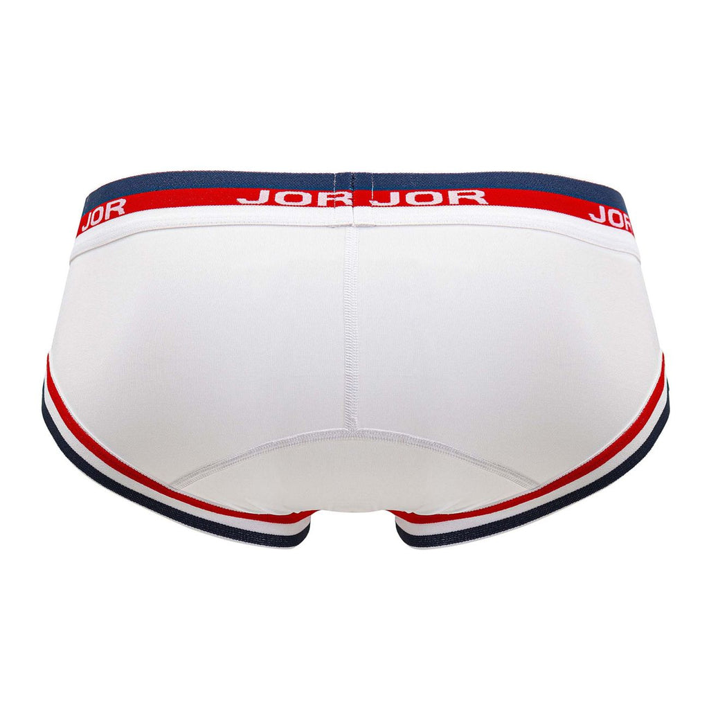 White Jor Sailor Brief 2062 underwear by CITYBOYZ★USA, featuring comfortable fit and classic style.
