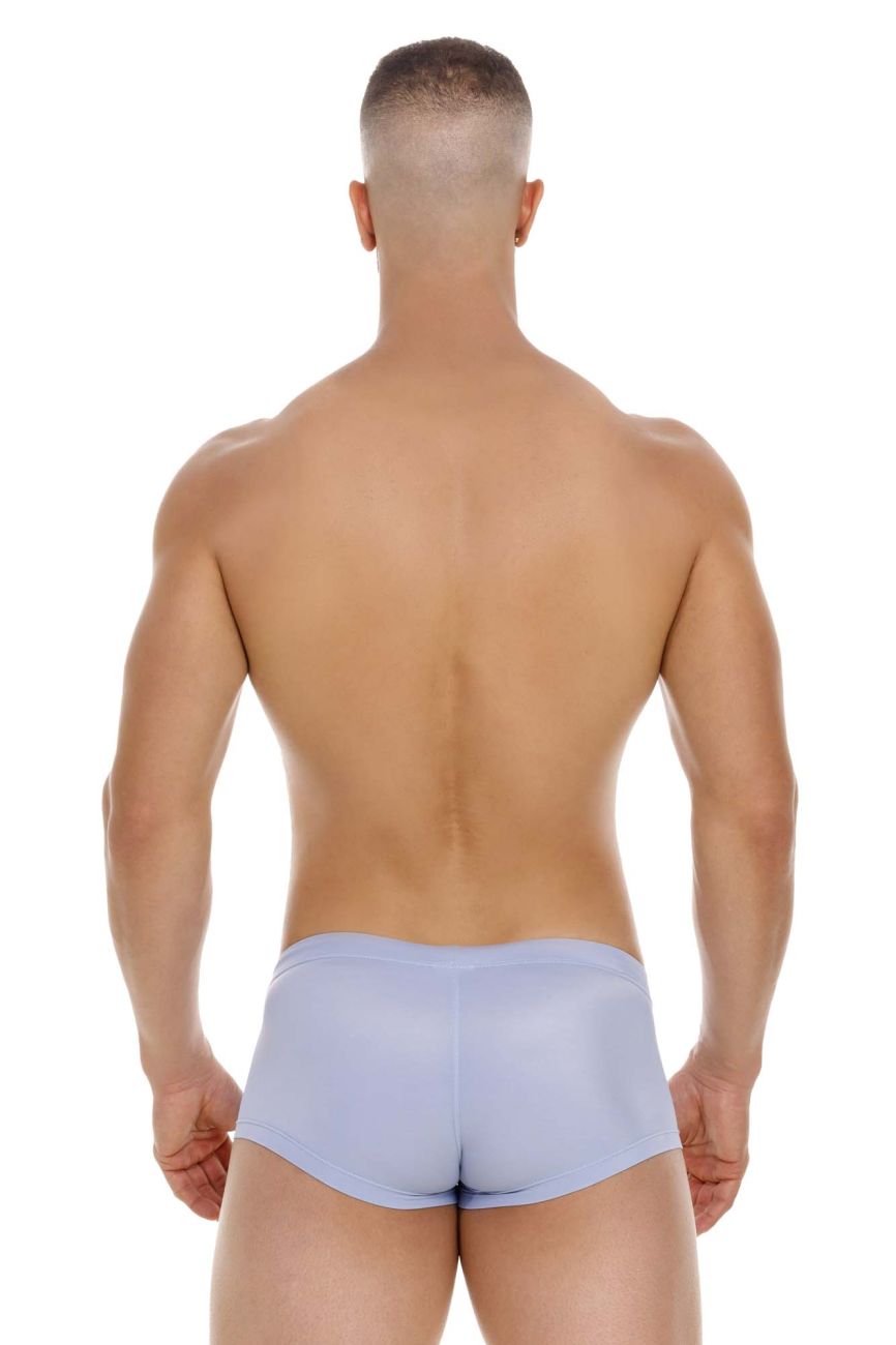 Sky blue CITYBOYZ★USA Jor Orion Trunk, stylish and comfortable men's underwear, shown with a close-up view of the fabric and waistband.