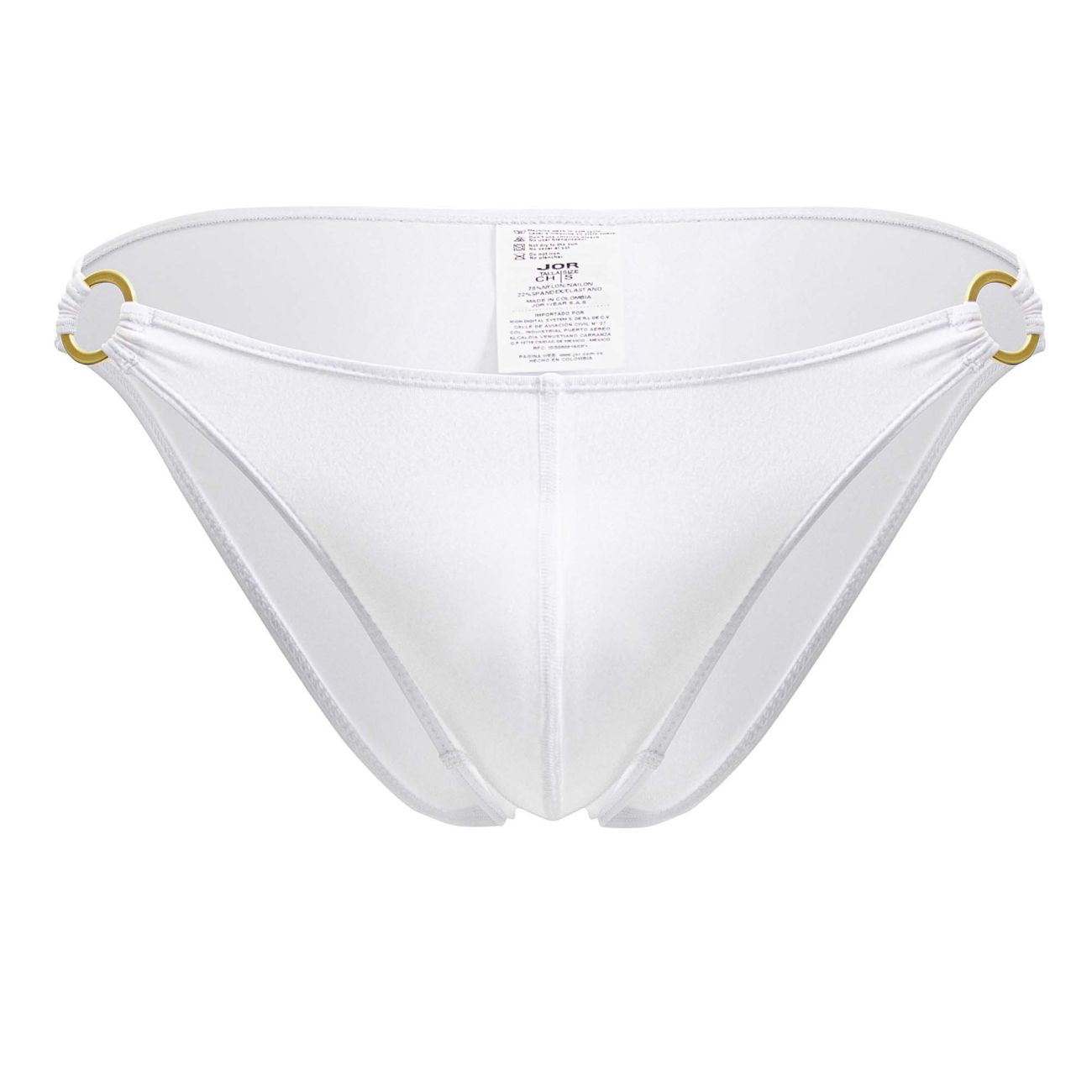 White Jor Magnus men's bikini underwear by CITYBOYZ USA, featuring a sleek, fitted design and comfortable waistband.