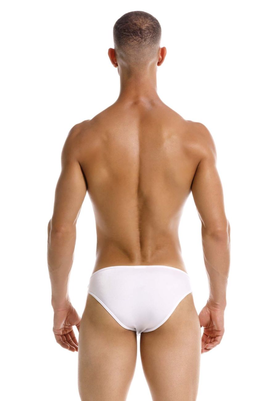White Jor Magnus bikini underwear by CITYBOYZ USA, featuring smooth fabric and comfortable fit.