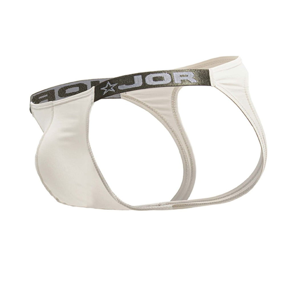 Beige Jor Eros open-back men's jockstrap by CITYBOYZ★USA with supportive front and revealing open-back design.