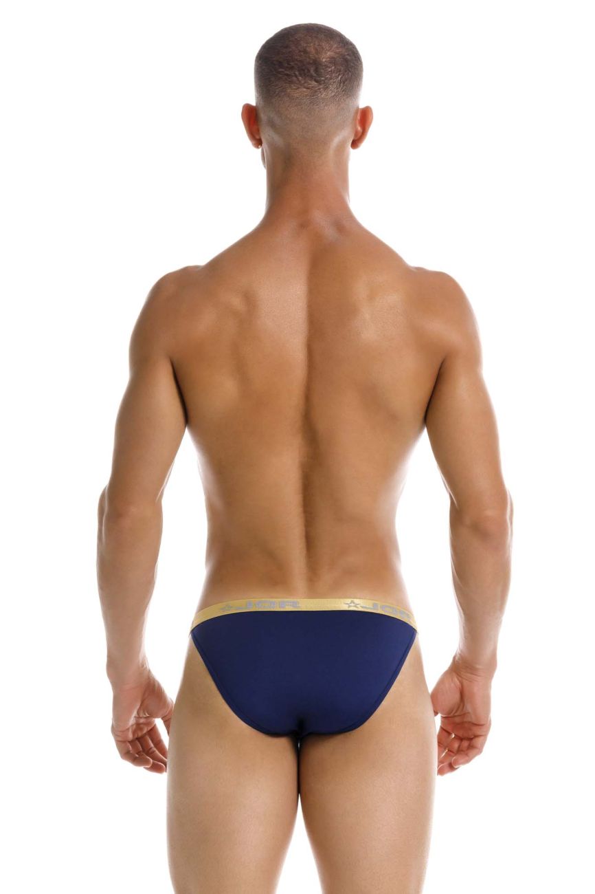 Blue Jor Ares Bikini underwear by CITYBOYZ★USA displayed on a model, featuring a comfortable fit and stylish design.