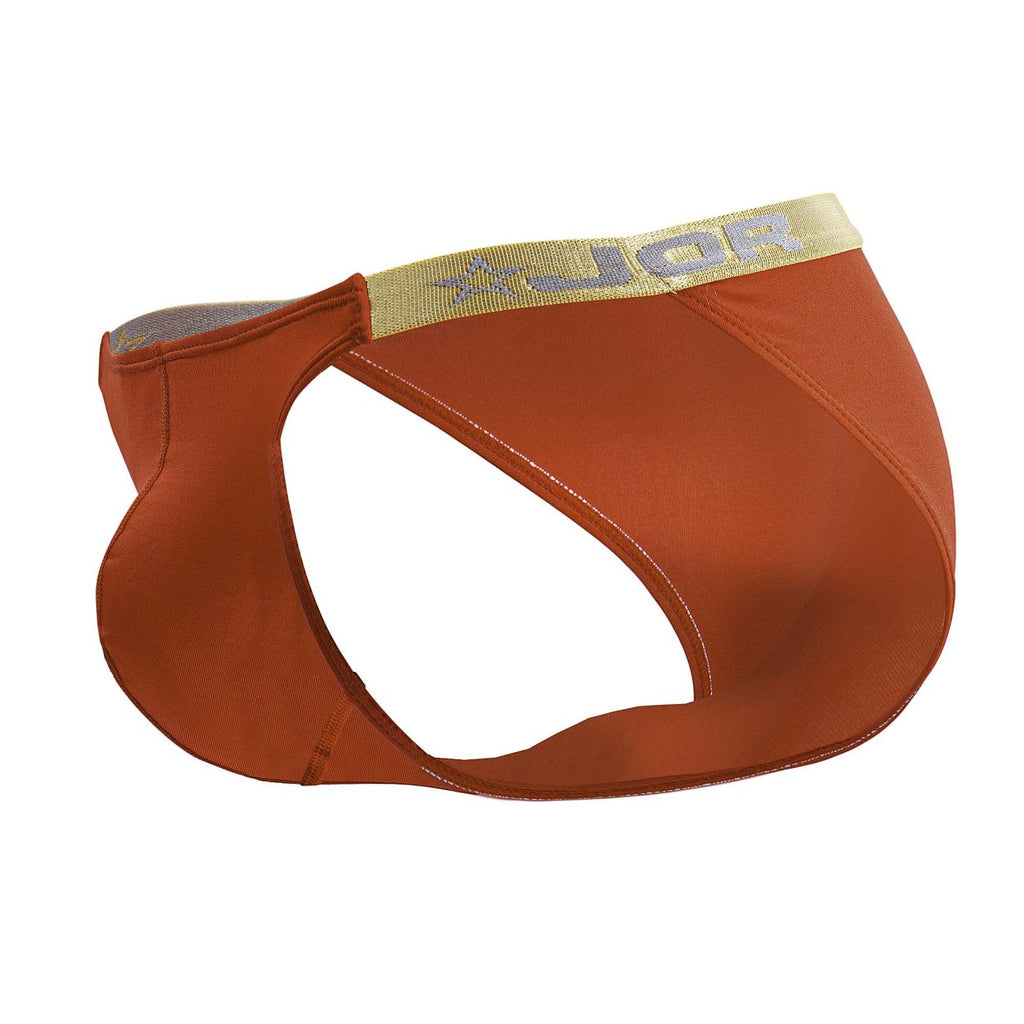 Red Jor Ares bikini underwear by CITYBOYZ★USA, featuring a sleek fit and comfortable fabric, shown on a mannequin.