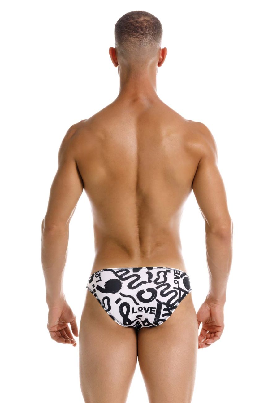 Printed CITYBOYZ★USA Jor Love Bikini underwear with colorful floral pattern on soft fabric.