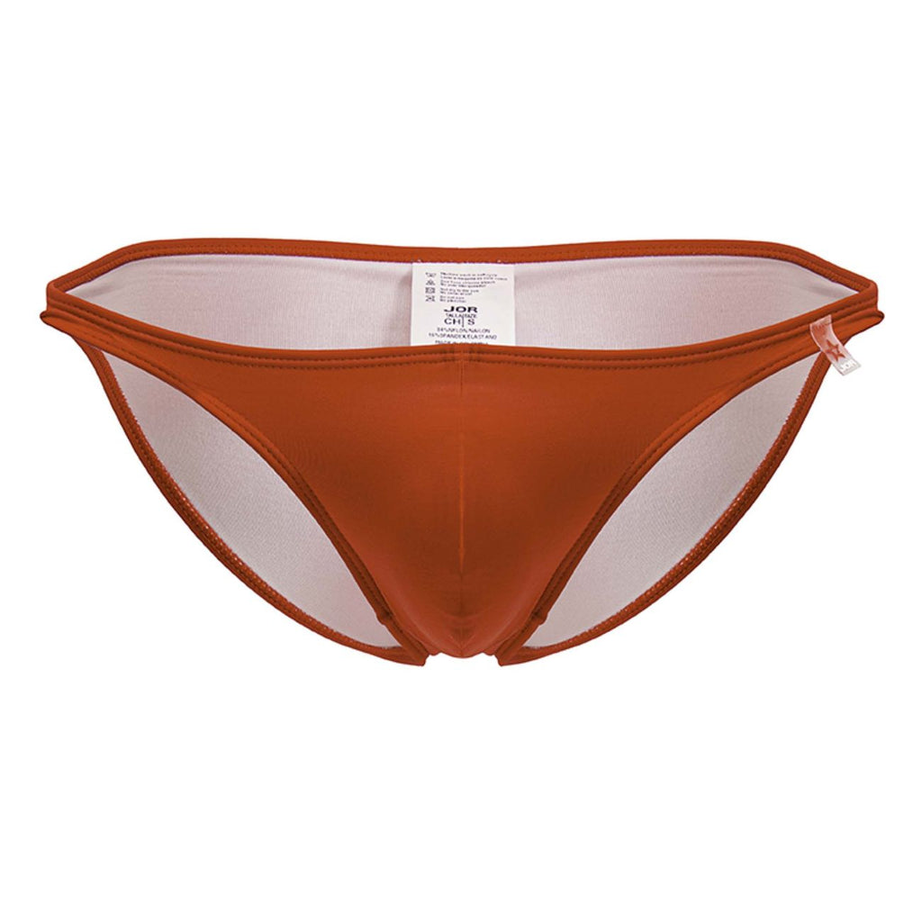Red CITYBOYZ★USA swim brief for men, Jor Travel Swim Bikini, showcasing a sleek, fitted design perfect for swimming and beachwear.