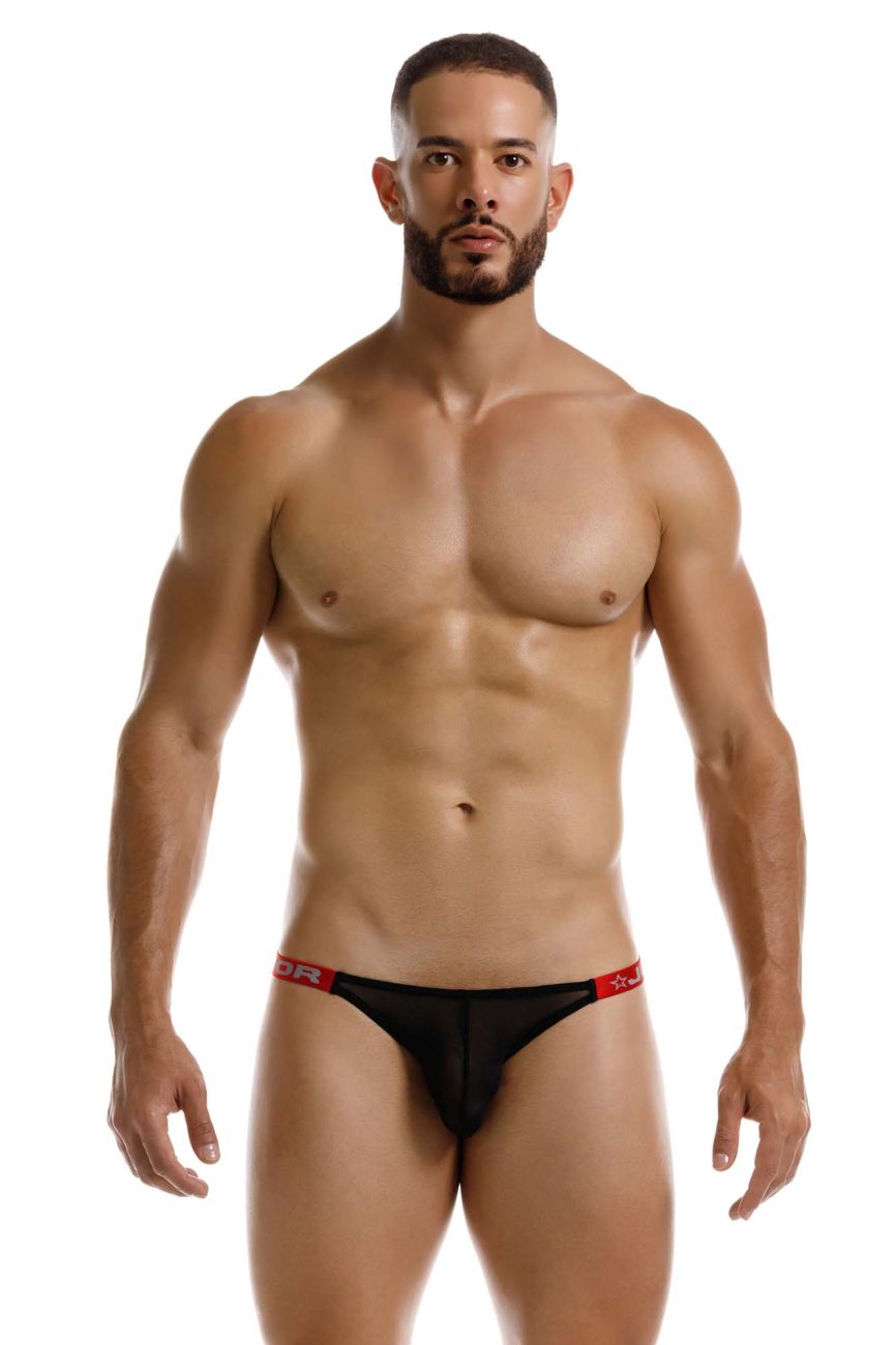 Black Jor Frost Bikini men's briefs by CITYBOYZ USA, sleek and form-fitting underwear with a modern design.