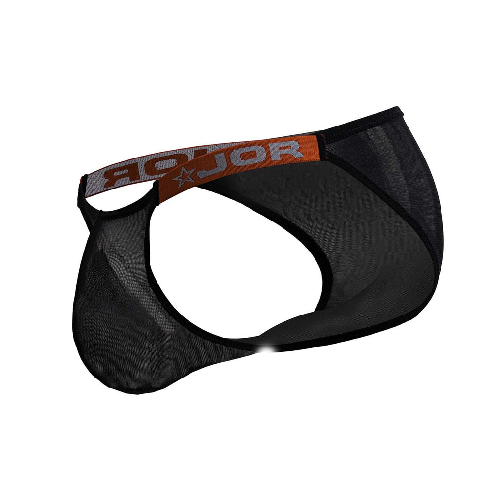 Black Jor Frost bikini underwear for men by CITYBOYZ USA, featuring a sleek, fitted design with minimal coverage.
