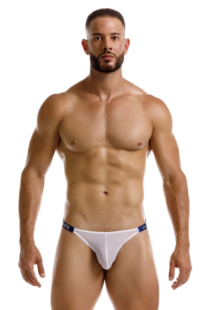 White Jor Frost Bikini underwear by CITYBOYZ★USA, featuring a sleek design and comfortable fit.