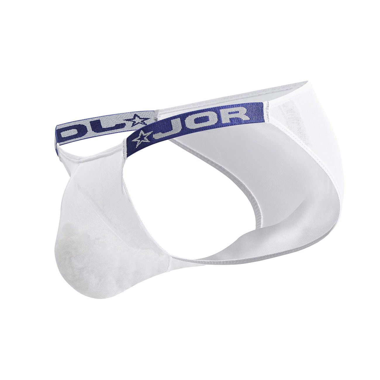 White Jor Frost Bikini underwear by CITYBOYZ★USA, showcasing sleek bikini-style design on a model.