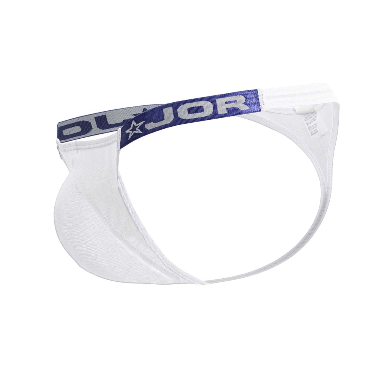 White Jor Frost Thong from CITYBOYZ★USA featuring sheer mesh fabric and comfortable fit.