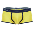 Yellow Jor Astra trunk by CITYBOYZ★USA, showcasing comfortable fit and stylish design in a close-up image.