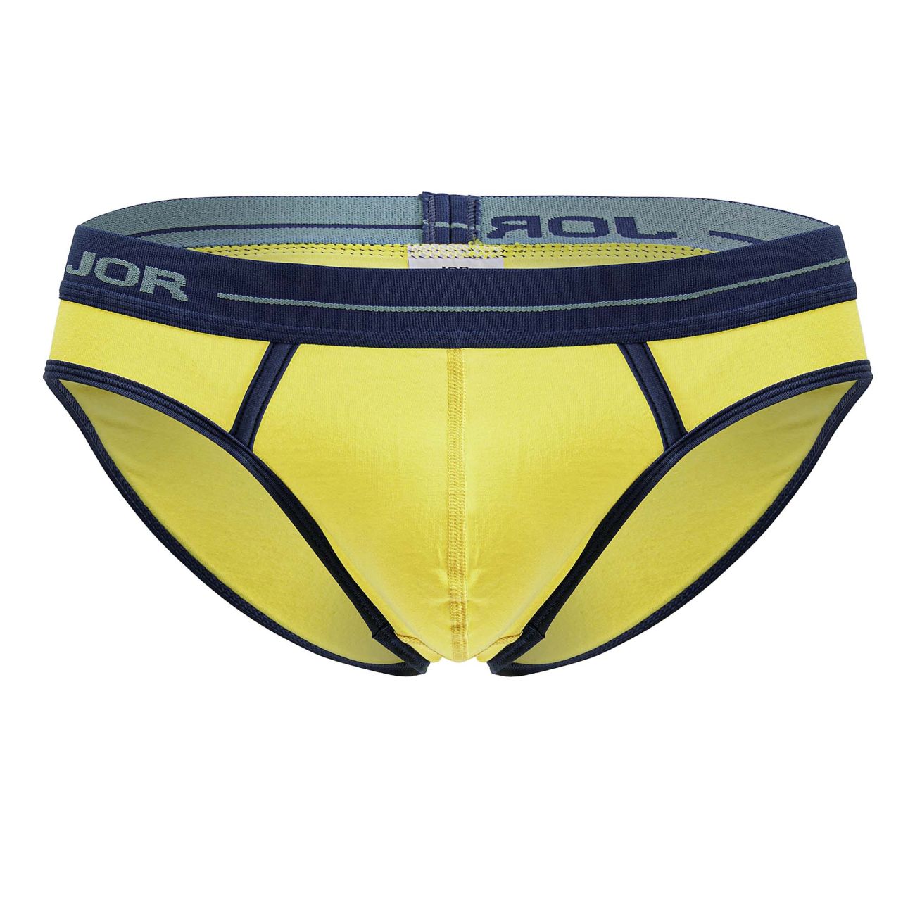 Yellow Jor Astra Brief by CITYBOYZ★USA, stylish and comfortable men's underwear with a snug fit and soft fabric.