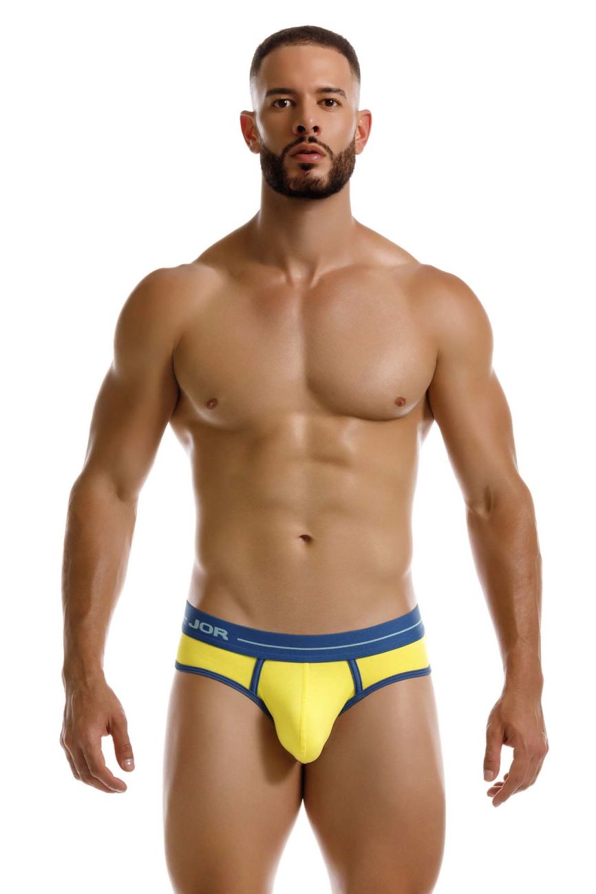 Yellow Jor Astra brief by CITYBOYZ★USA, stylish and comfortable men's underwear with a snug fit and modern design.