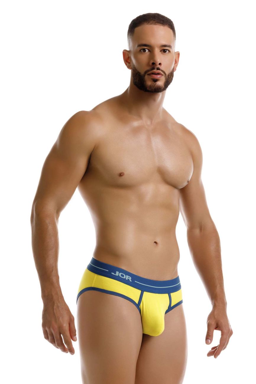 Yellow Jor Astra Brief by CITYBOYZ★USA featuring a comfortable fit and stylish design for men's underwear.