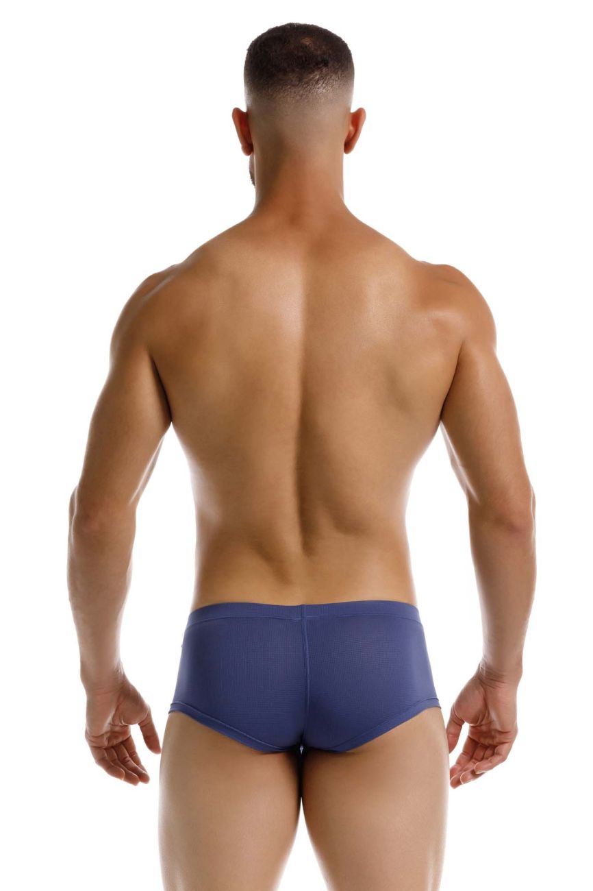 Blue Jor Cosmo Trunk by CITYBOYZ★USA, comfortable men's underwear, close-up of fitted trunk style with soft fabric.