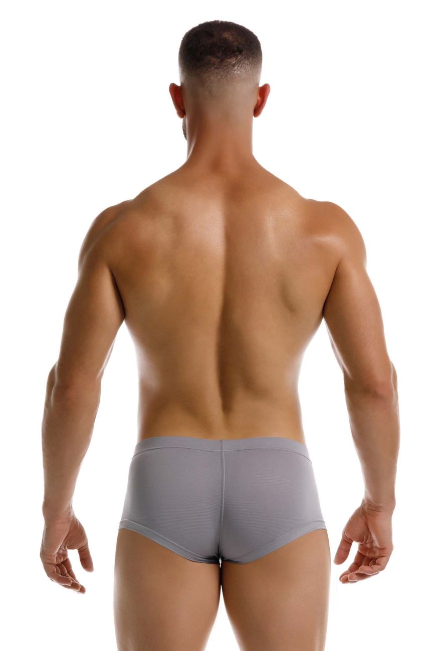 Gray Jor Cosmo Trunk by CITYBOYZ★USA, comfortable men's underwear, close-up of soft fabric and fitted design.
