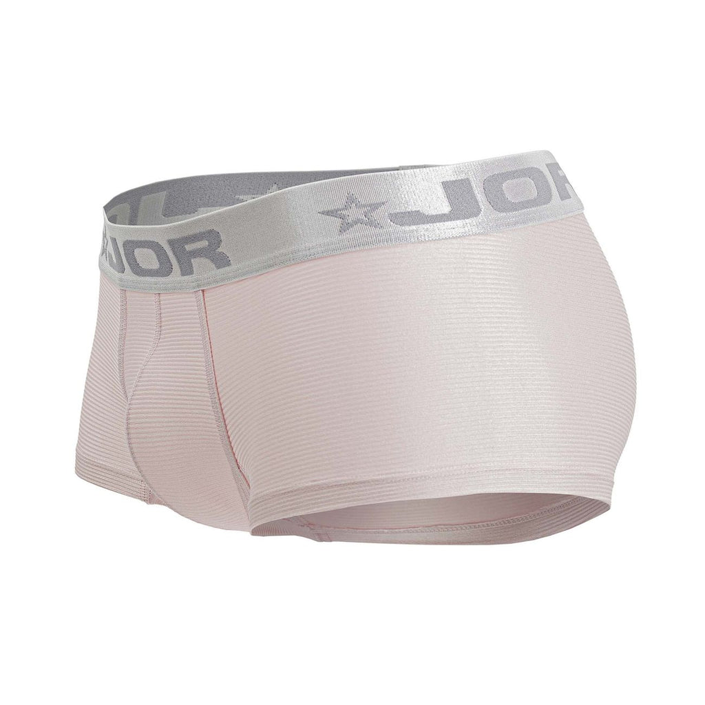 Pink CITYBOYZ★USA Jor Bright Trunk for men, stylish and comfortable men's underwear, shown on a model.