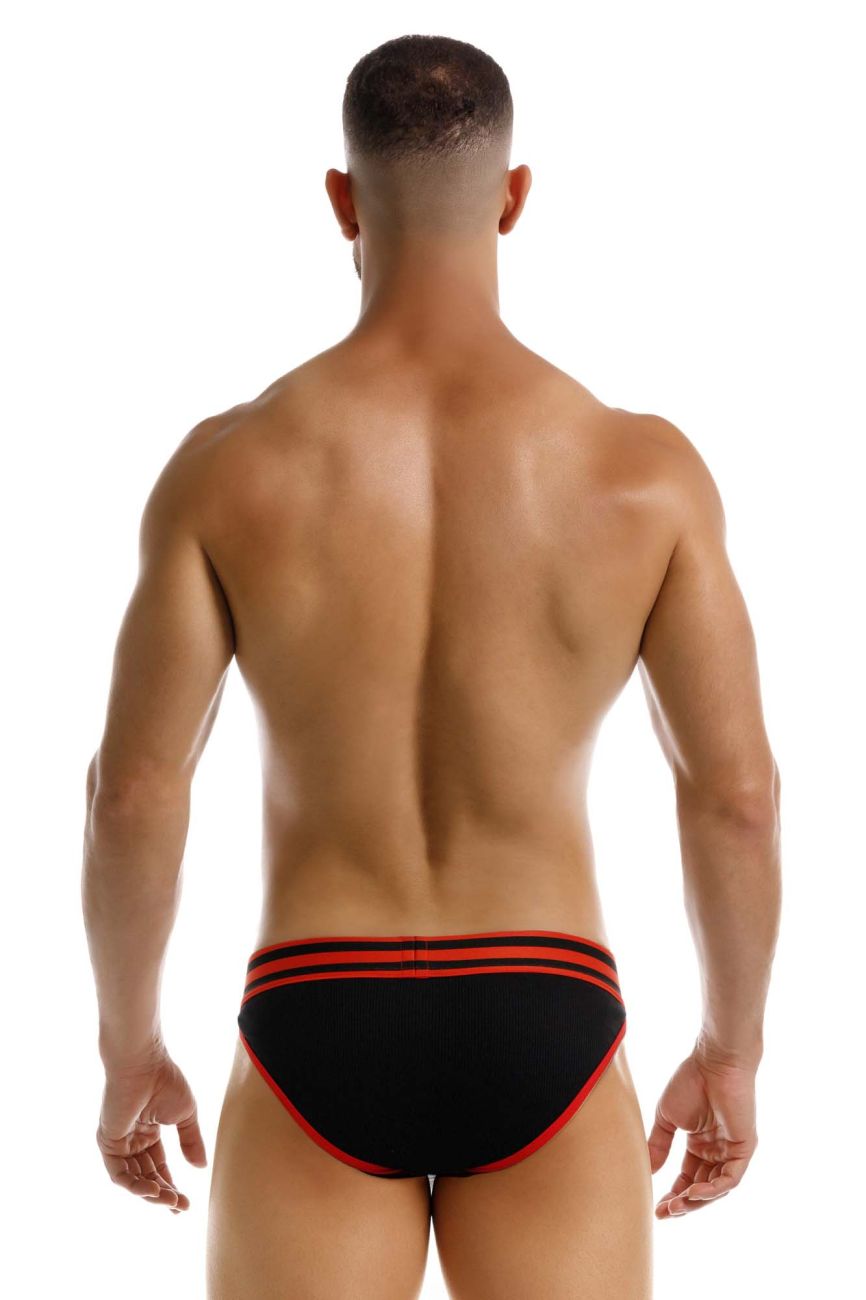 Black Jor Rush Bikini men's underwear by CITYBOYZ★USA, featuring a sleek and comfortable fit with minimal coverage.