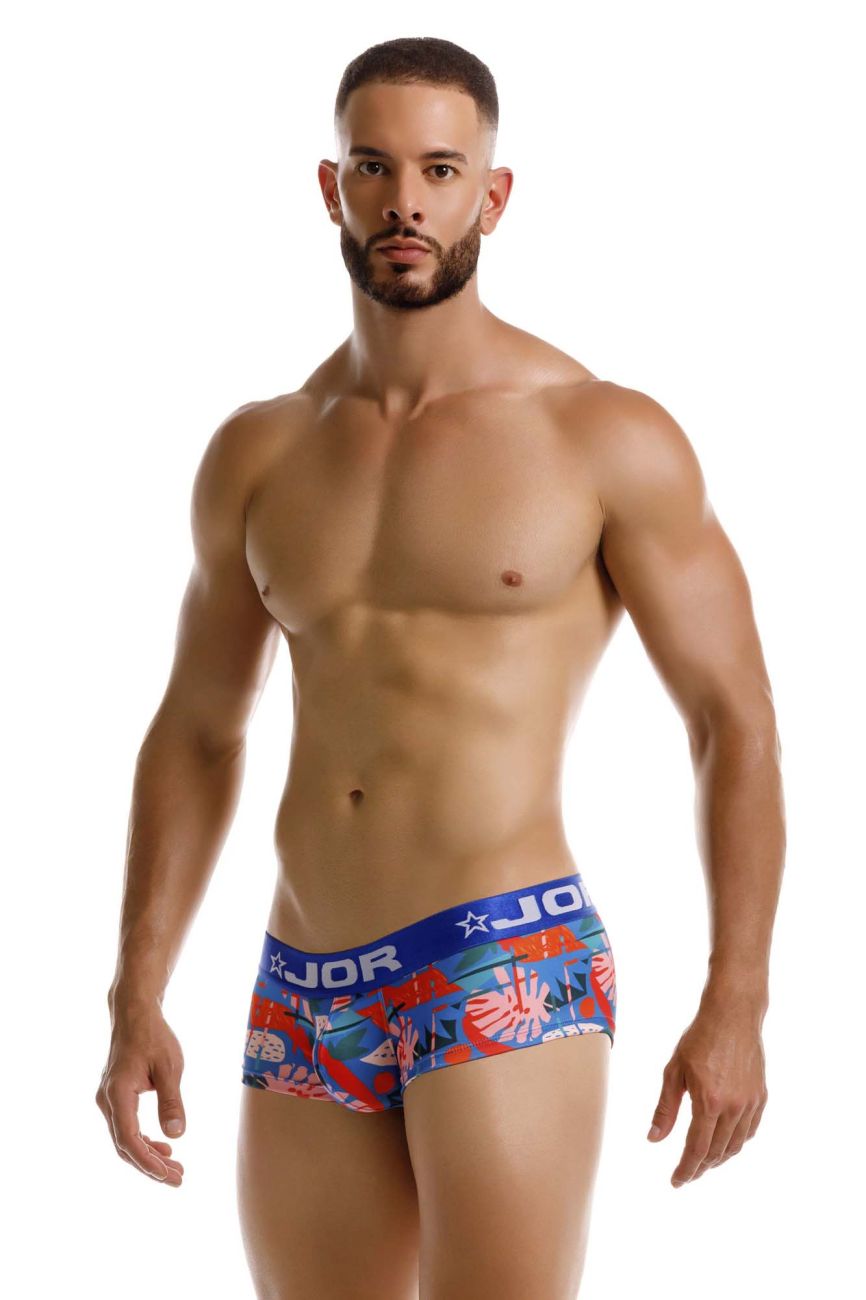 Printed men's trunks from CITYBOYZ USA, comfortable Jor South Trunk underwear featuring vibrant design and snug fit.