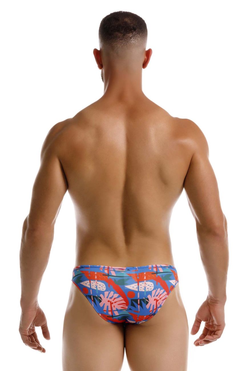 Printed Jor South Bikini men's briefs by CITYBOYZ★USA featuring a stylish, colorful bikini design with a comfortable fit.